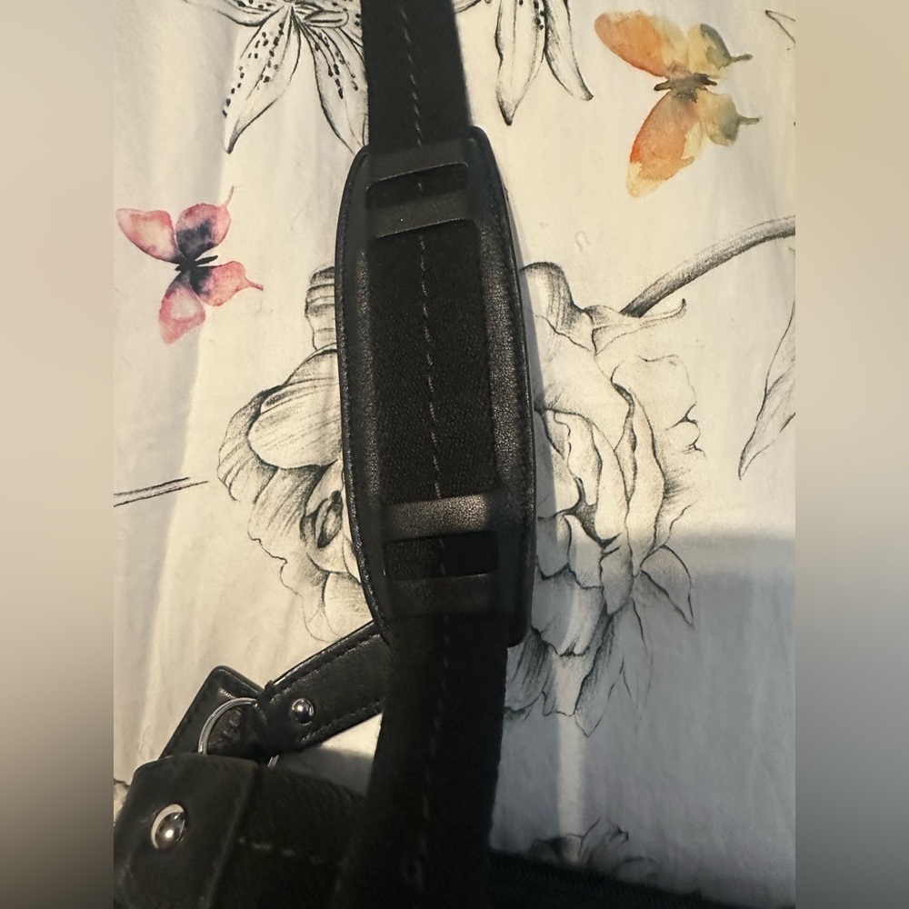 Coach Black Op Art Signature Crossbody Bag - Picture 5 of 12